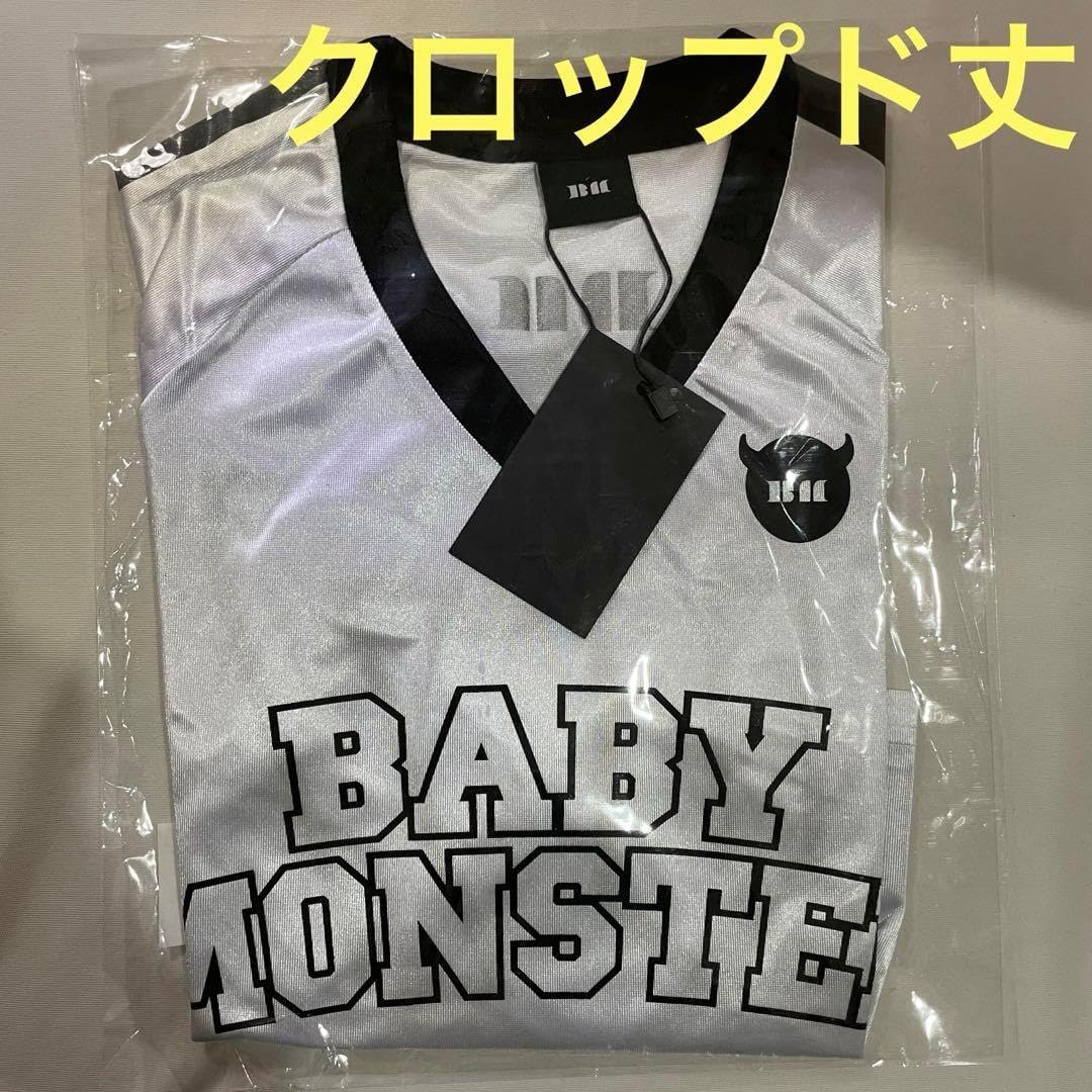 BABYMONSTER ポップアップ クロップ ジャージ 白 ホワイト BABYMONSTER ポップアップ クロップ ジャージ 白 ホワイト